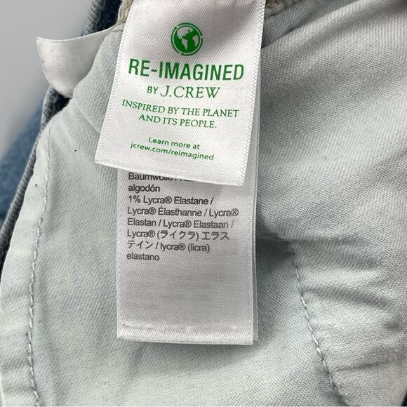 J. Crew Slim Boyfriend Jeans Medium Light Wash Ankle Cropped Boho Preppy Size 29 - Picture 13 of 15